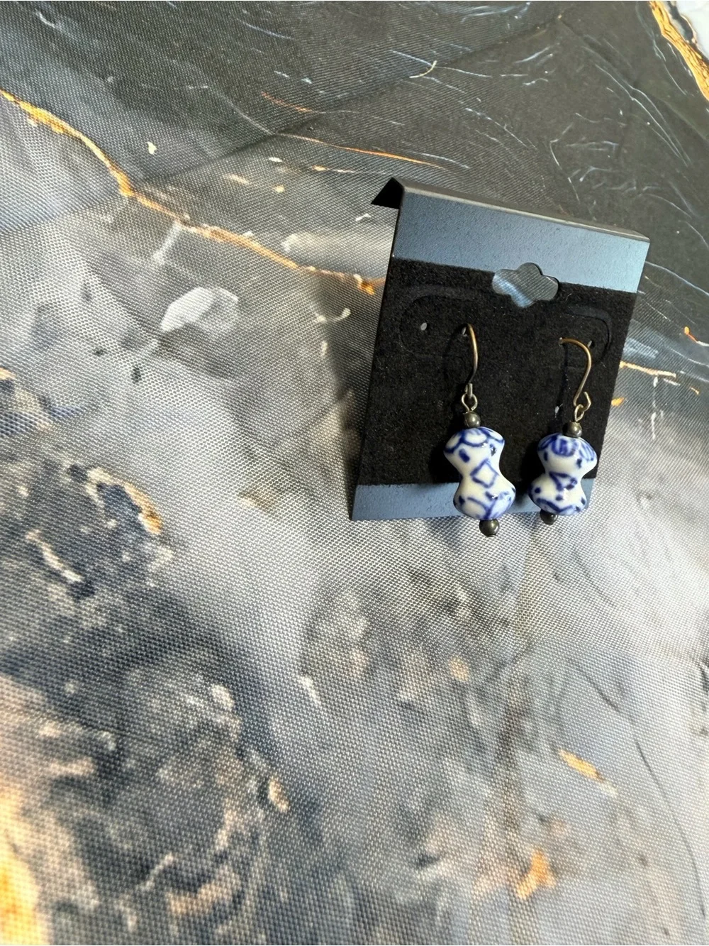 Delft blue Vintage earrings
